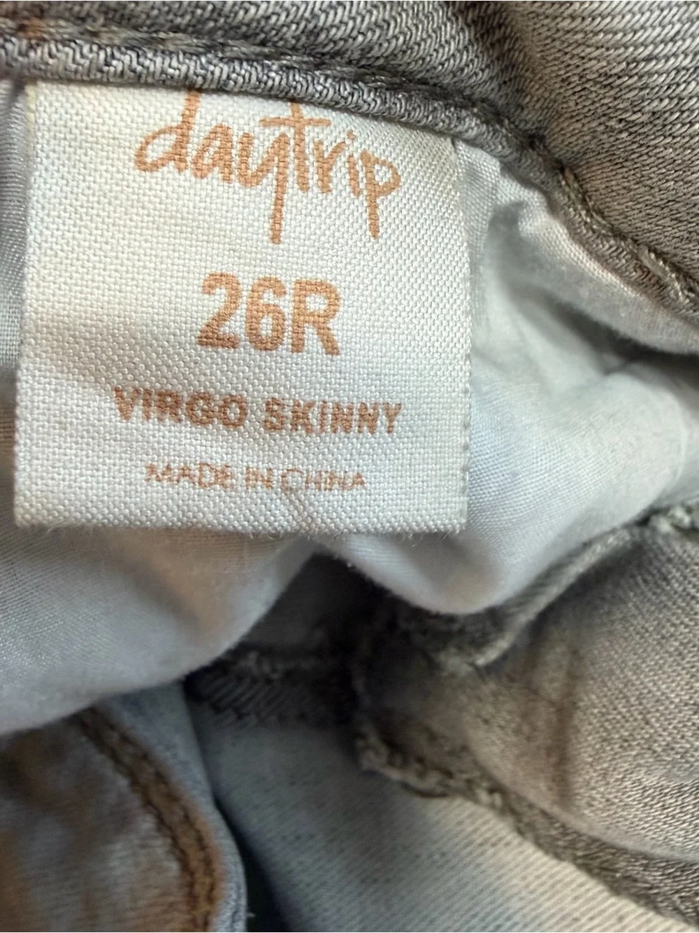 Daytrip Light Gray Skinny Jeans